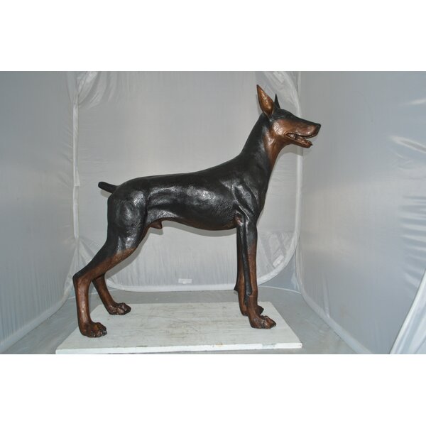 doberman statue at home goods